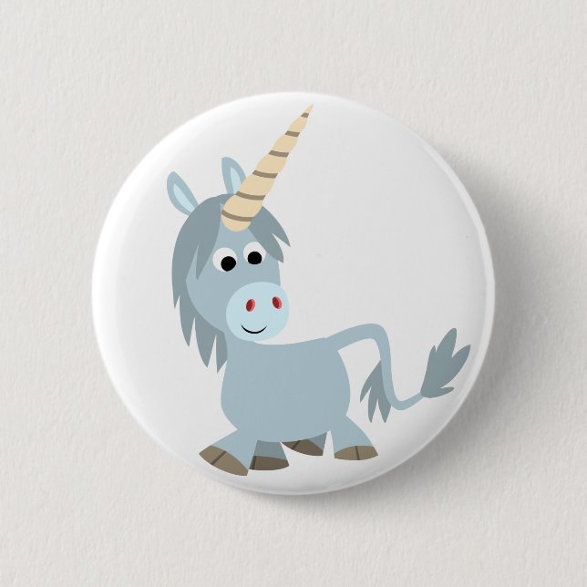 Insignia de botón de unicornio Personalizado amiga (Anverso)