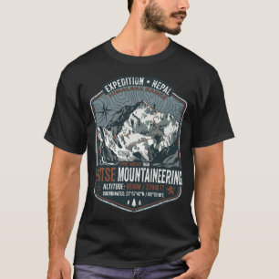 INSIGNIA DE CAMISA DE DISEÑO DE MONTAÑA EXPEDICIÓN