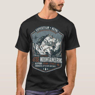 INSIGNIA DE CAMISA DE DISEÑO DE MONTAÑA EXPEDICIÓN