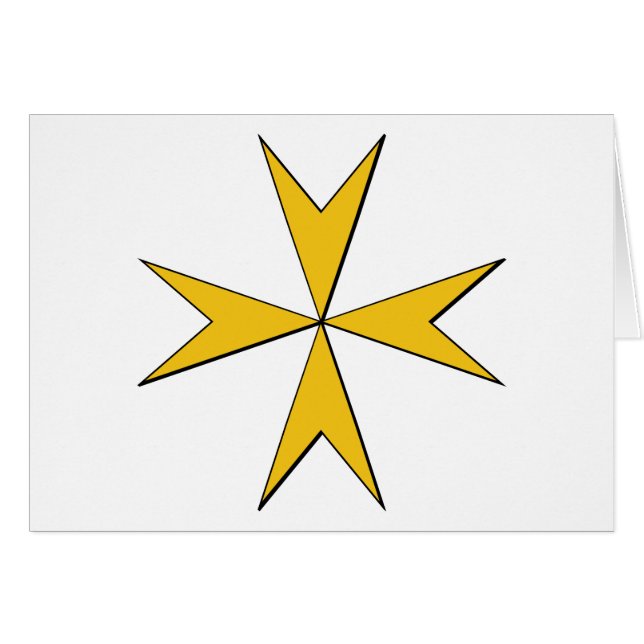 Insignia de Hospitalers (Malta) (Anverso (Horizontal))