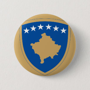insignia de kosovo botón de solapa