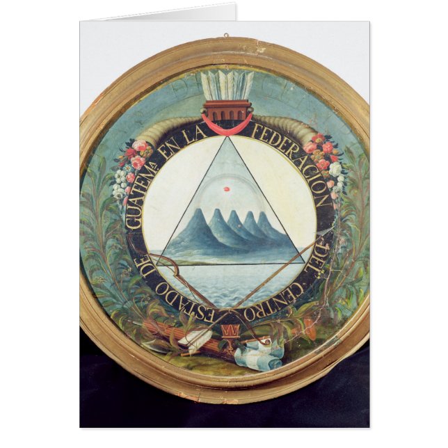 Insignia de la federación de Guatemala (Frente)