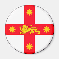 Insignia de Nueva Gales del Sur, imán de Australia