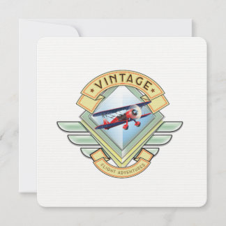 Insignia de vuelo de estilo vintage