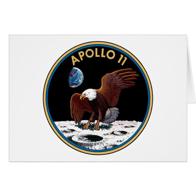 Insignia del Apolo 11 (Anverso (Horizontal))
