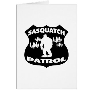Insignia del bosque de la patrulla de Sasquatch