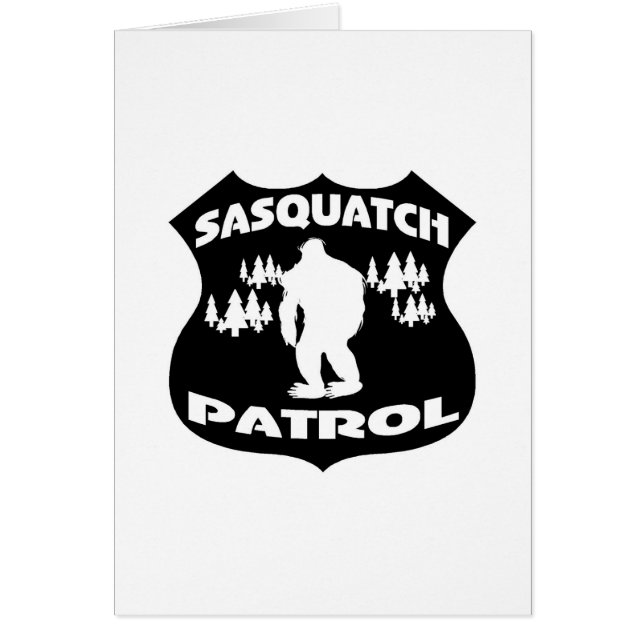 Insignia del bosque de la patrulla de Sasquatch (Frente)