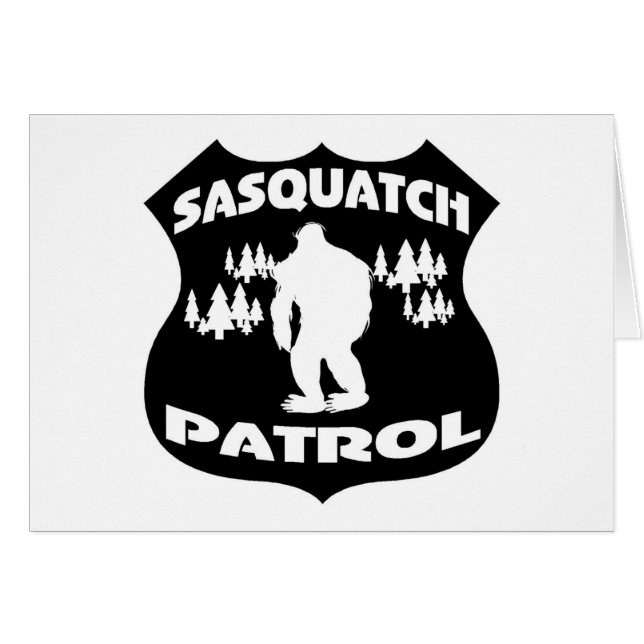 Insignia del bosque de la patrulla de Sasquatch (Anverso (Horizontal))