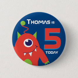 Insignia del botón de edad del nombre alienígena d