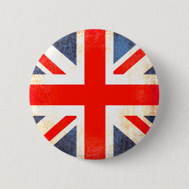 Insignia del botón de la bandera del Union Jack en