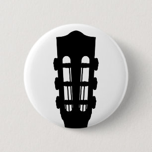 Insignia del botón de la cabeza de la guitarra