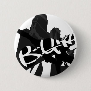 Insignia del botón de la silueta del bailarín NY