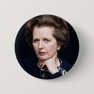 Insignia del botón de Margaret Thatcher