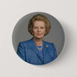 Insignia del botón de Margaret Thatcher