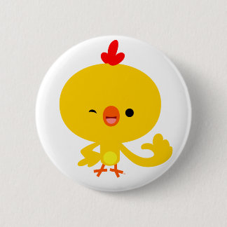 Insignia del botón de pollo del Personalizado de G