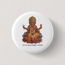 Insignia del botón de Sri Ganesha