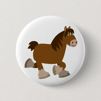 Insignia del botón del caballo de la camiseta del