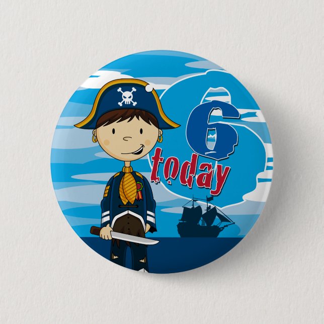 Insignia del botón del cumpleaños de la escena del (Anverso)