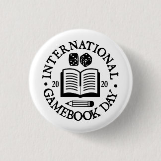 Insignia del botón del Día Internacional del Libro