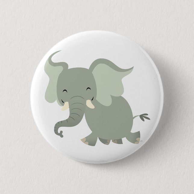 Insignia del botón del elefante del Personalizado  (Anverso)