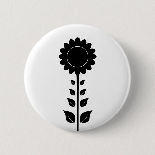 Insignia del botón del girasol
