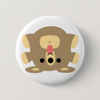 Insignia del botón del oso del Personalizado Cheek