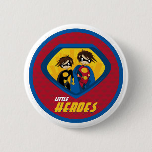 Insignia del botón del super héroe