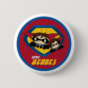 Insignia del botón del super héroe