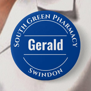 Insignia del botón farmacéutico