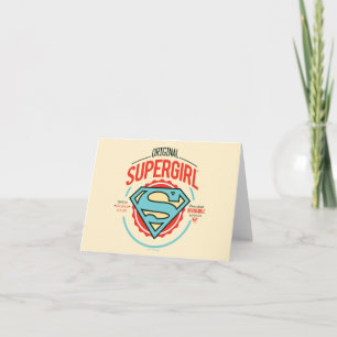 Insignia del logotipo de la superchica original