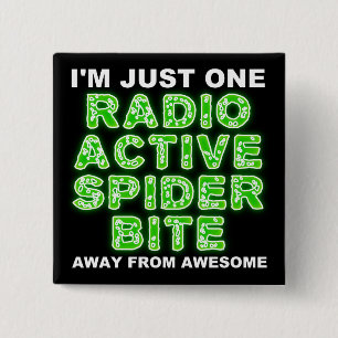 Insignia divertida del botón de la mordedura