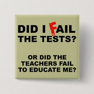 Insignia divertida del botón del fall del profeso