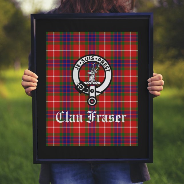Insignia Escudo de Clan Fraser e impresión de arte (Subido por el creador)