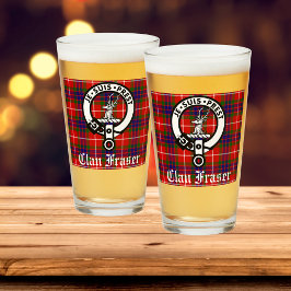 Insignia Escudo de Clan Fraser y Tartán