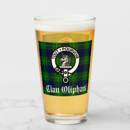 Insignia Escudo de los Oliphant Clan y Glass Tartá