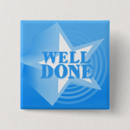 Insignia hecha pozo del botón de la estrella en