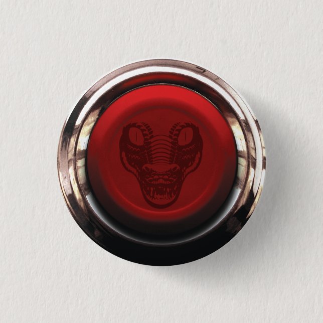 Insignia roja del botón de pánico (Anverso)