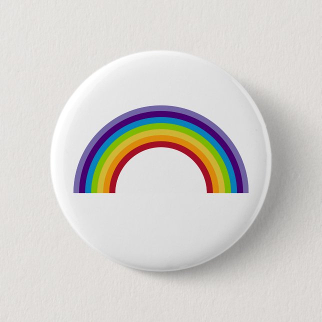 Insignia simple del botón del arco iris (Anverso)