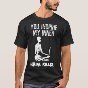 Inspira mi esqueleto de camiseta asesina serie int