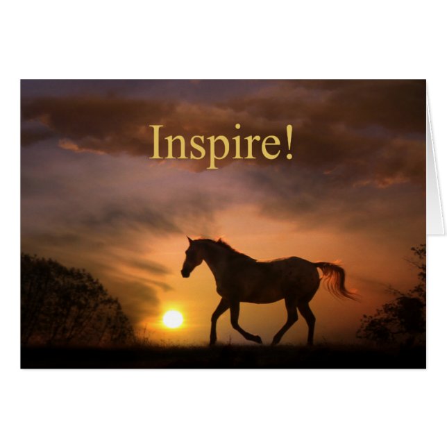 ¡Inspira! Parte de una tarjeta de Bella Artes de n (Anverso (Horizontal))