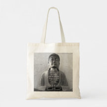 Inspiración Buda, meditación, bolsa de tote