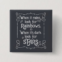 Inspiración cuando llueve y botón oscuro del Pin