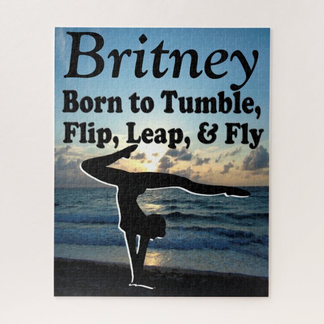 INSPIRACIÓN DE CHICA GIMNASIO PERSONALIZADO PUZZLE (Vertical)