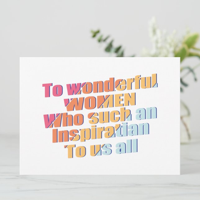 inspiración de las mujeres maravillosas (Anverso de pie)