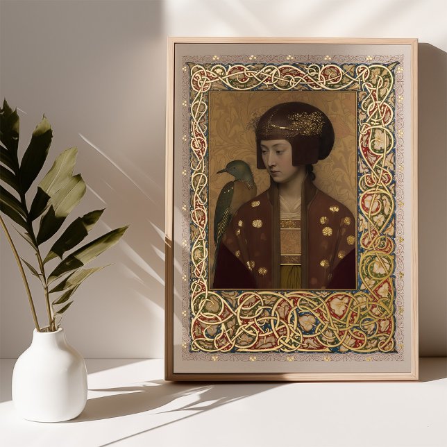 Inspiración de Morris, Poster de Peacock Maiden co (Subido por el creador)