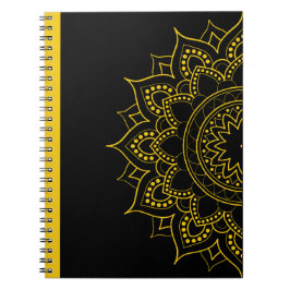 Inspiración Sunshine - Cuaderno de Mandala dorado