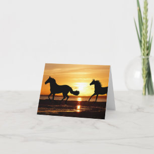 Inspiraciones naturales Caballos de Silhouett en e