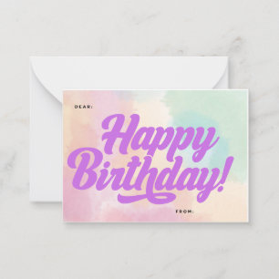 Inspirada por la tarjeta de cumpleaños Olivia Rodr