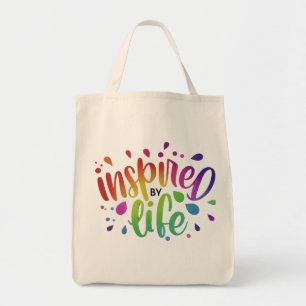 Inspirado por la vida - Bolsa de la tota de la com
