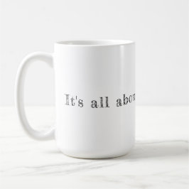 inspirador de taza de café blanca de 15 oz